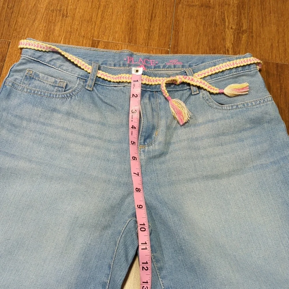 The Children's Place Midi Mi-Long Denim Shorts Savannah Wash …